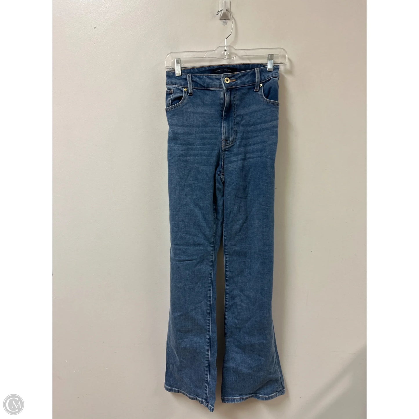 Jeans Straight By Tommy Hilfiger In Blue Denim, Size: 14