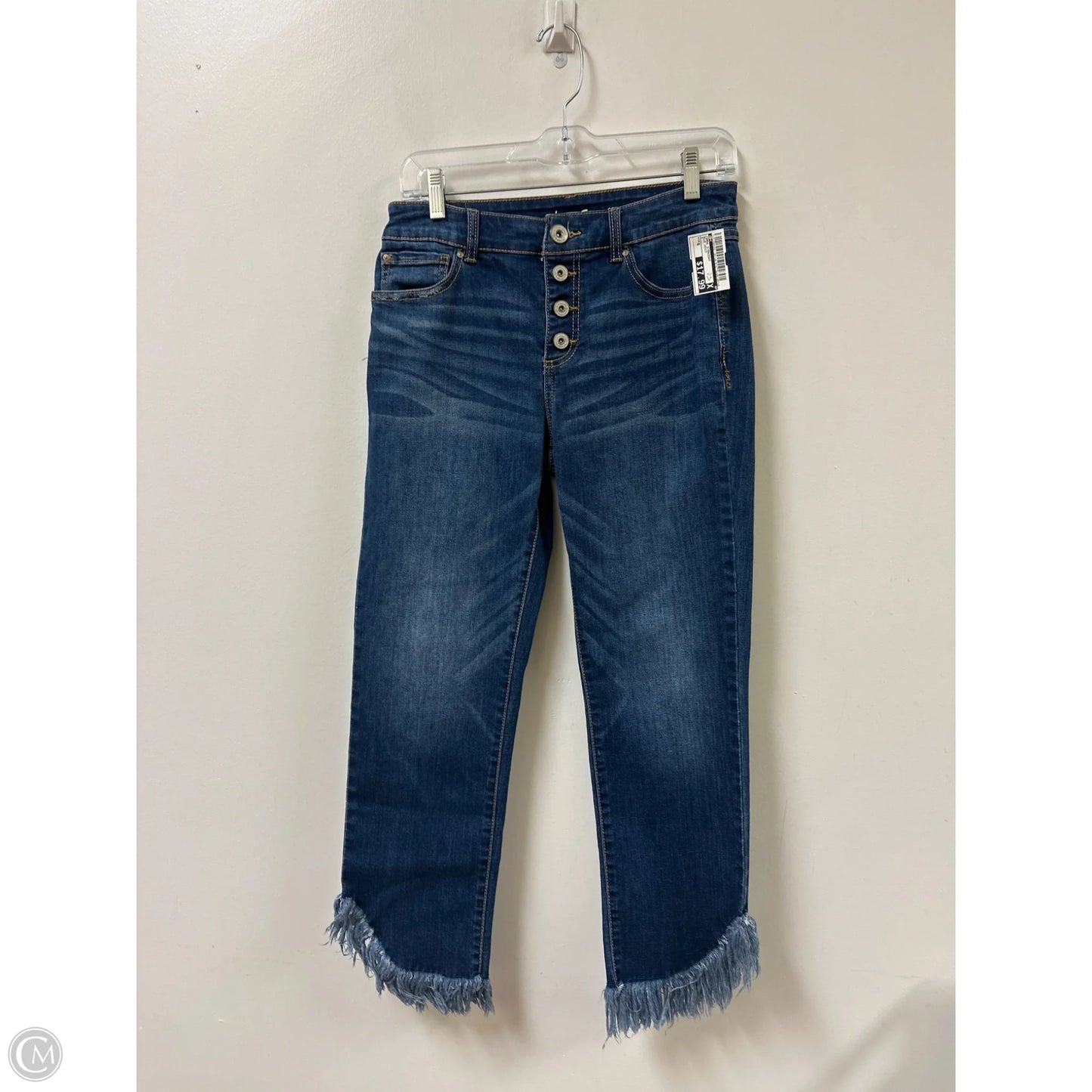 Jeans Straight By Inc In Blue Denim, Size: 6