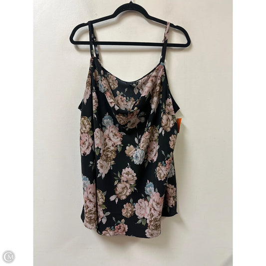 Top Sleeveless By Torrid In Floral Print, Size: 2x