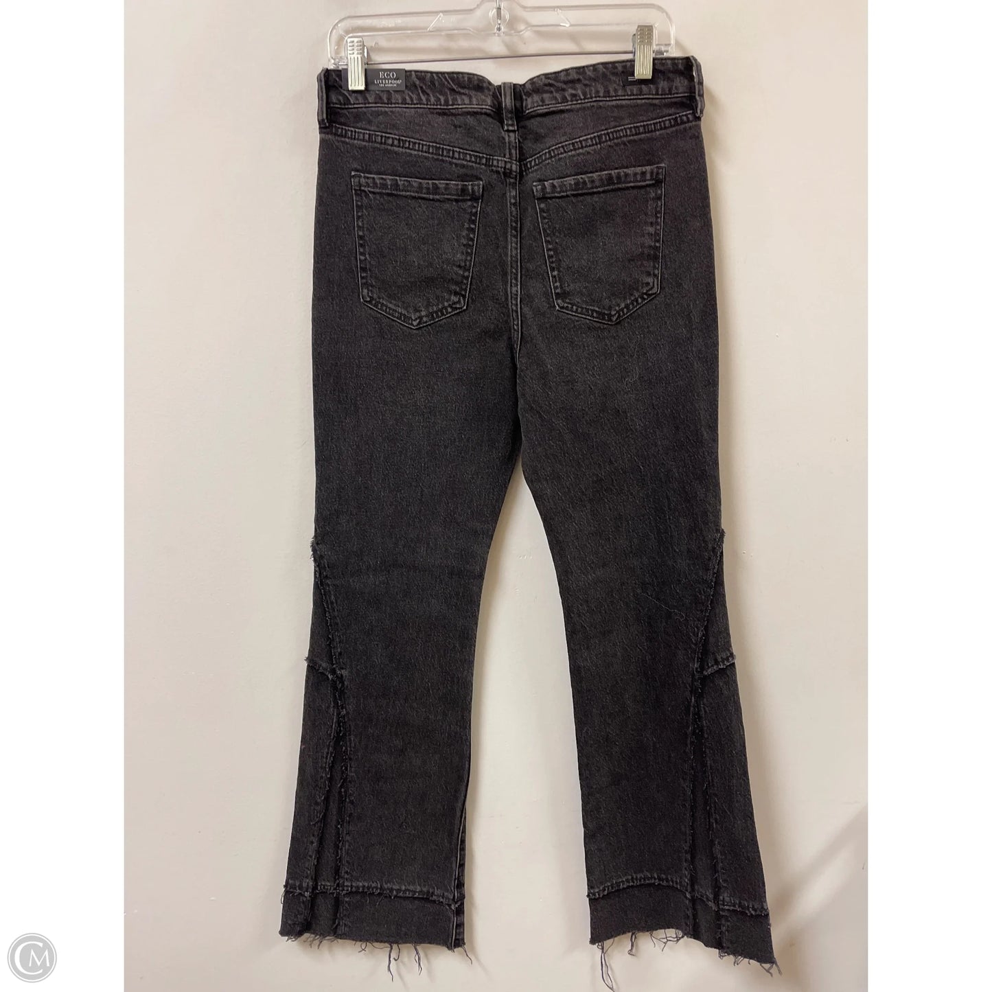 Jeans Flared By Liverpool In Black, Size: 6