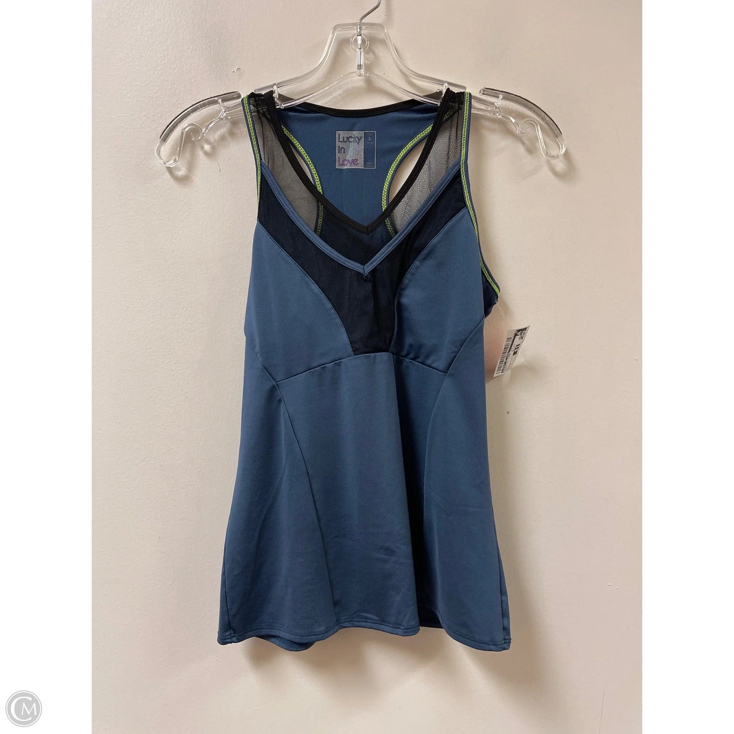 Athletic Tank Top By Lucky In Love In Navy, Size: S