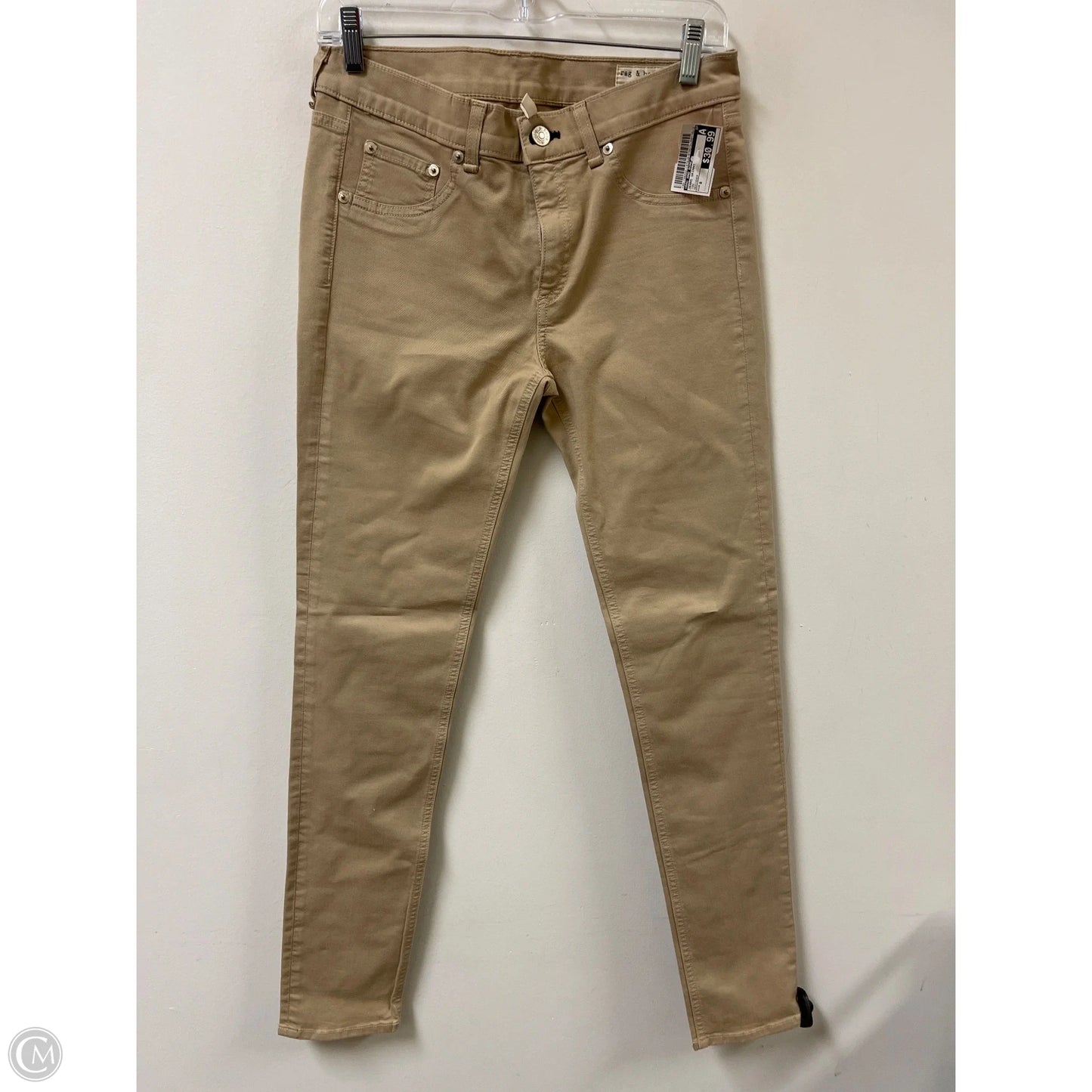 Jeans Skinny By Rag And Bone In Tan, Size: 8