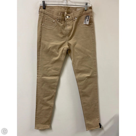 Jeans Skinny By Rag And Bone In Tan, Size: 8