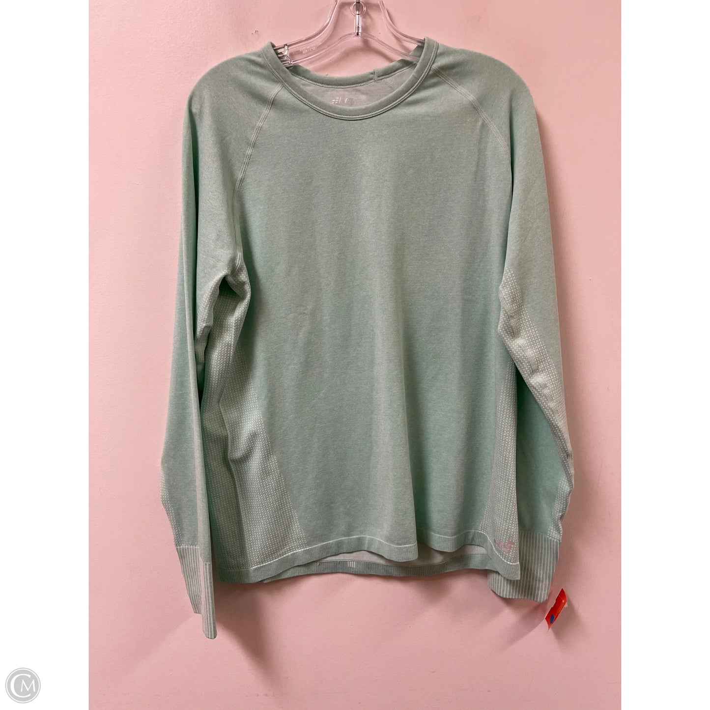 Athletic Top Long Sleeve Crewneck By Bcg In Teal, Size: Xl