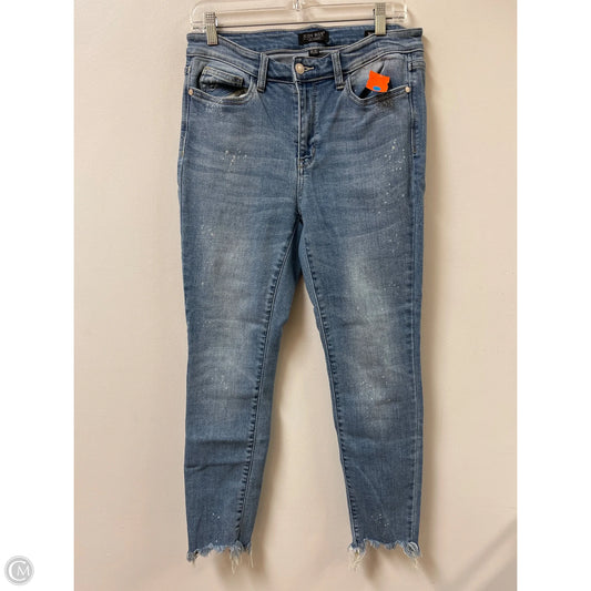 Jeans Skinny By Judy Blue In Blue Denim, Size: 10