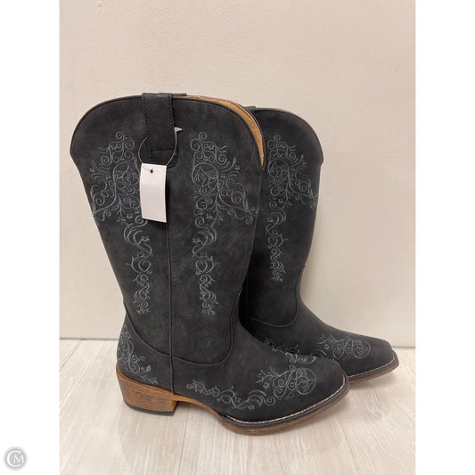 Boots Western By Roper In Black, Size: 7.5