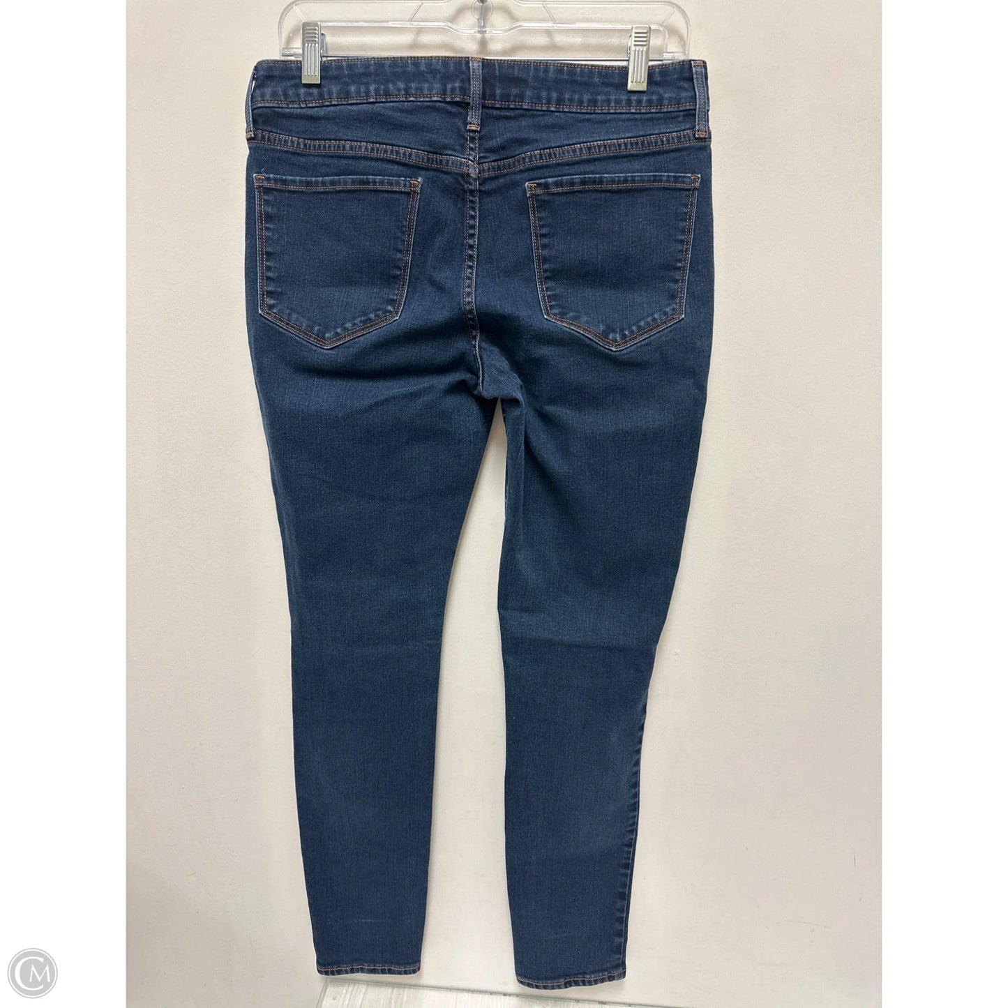 Jeans Skinny By Old Navy In Blue Denim, Size: 12