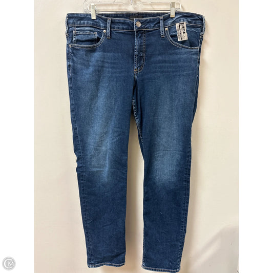 Jeans Boyfriend By Clothes Mentor In Blue Denim, Size: 18