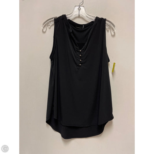 Top Sleeveless By Clothes Mentor In Black, Size: M