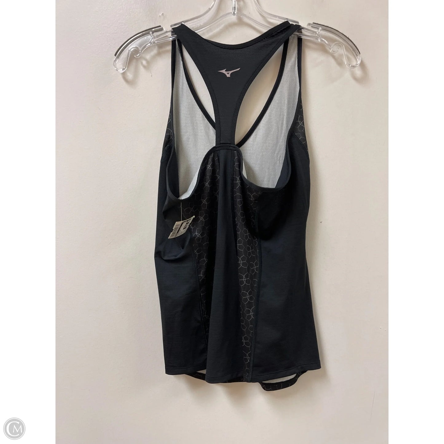 Athletic Tank Top By Mizuno In Black, Size: M