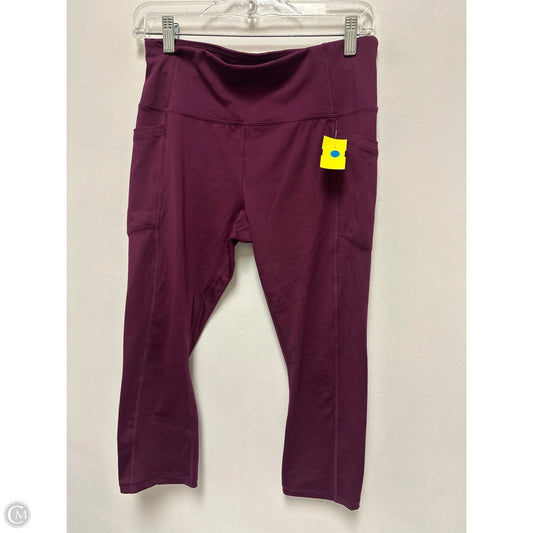Athletic Leggings By Avia In Purple, Size: M