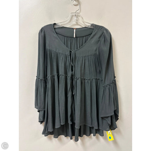 Top Long Sleeve By Free People In Grey, Size: S