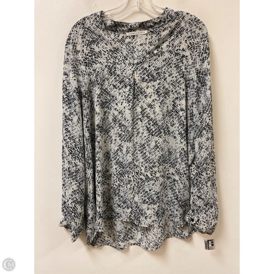 Top Long Sleeve By Violet And Claire In Animal Print, Size: Xl
