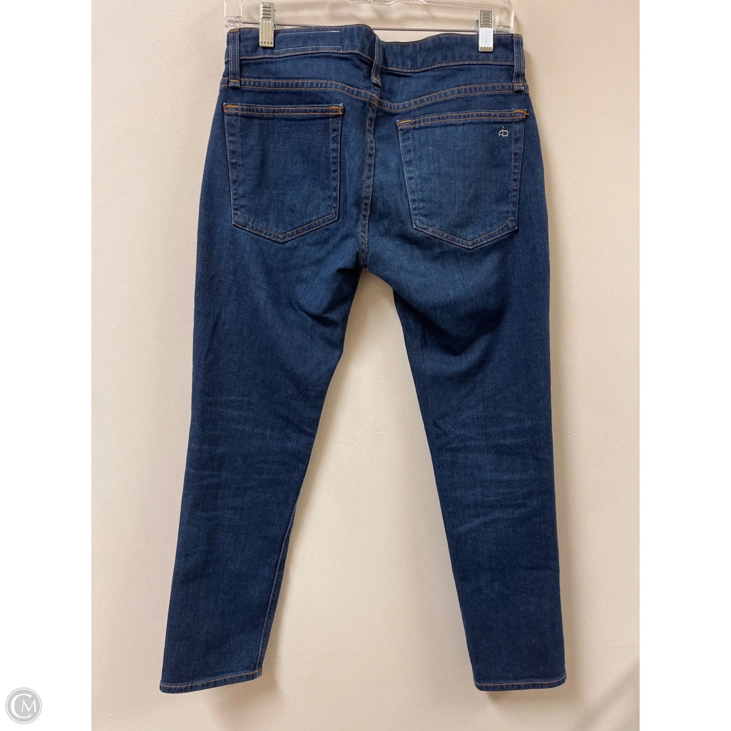 Jeans Skinny By Rag And Bone In Blue Denim, Size: 2