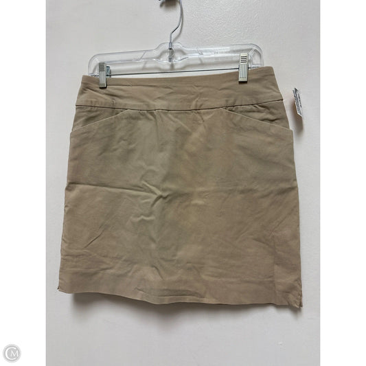 Skort By Charter Club In Tan, Size: 8