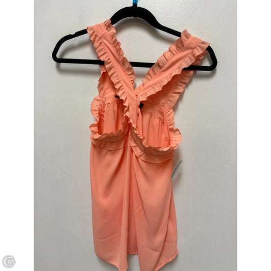 Top Sleeveless By J. Crew In Orange, Size: Xs