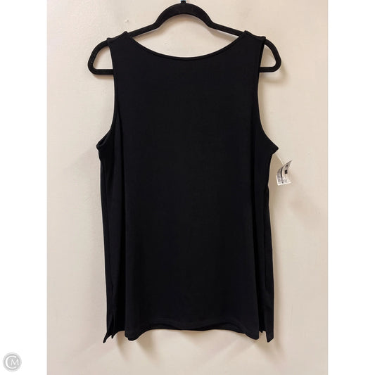 Tank Top By Chicos In Black, Size: L