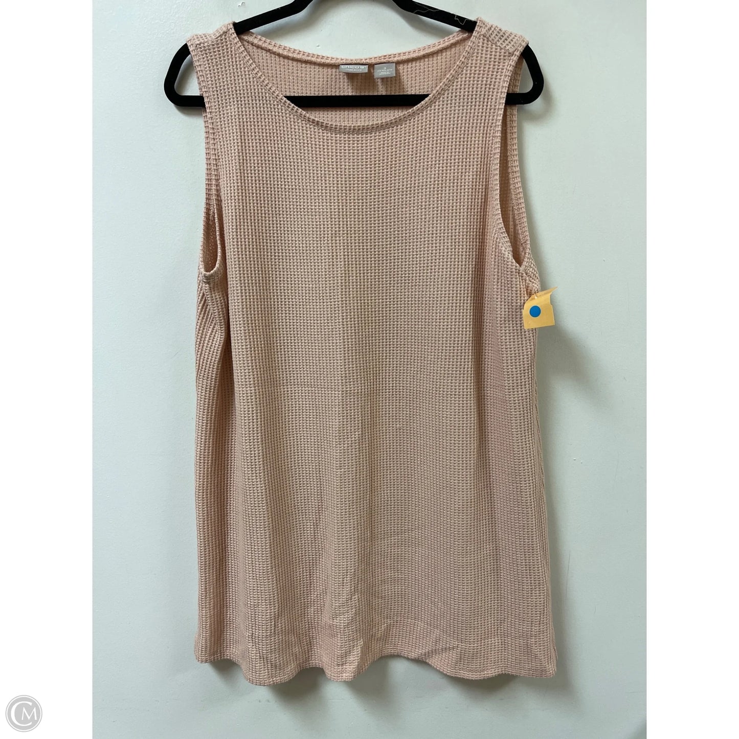 Top Sleeveless By Chicos In Pink, Size: Xl