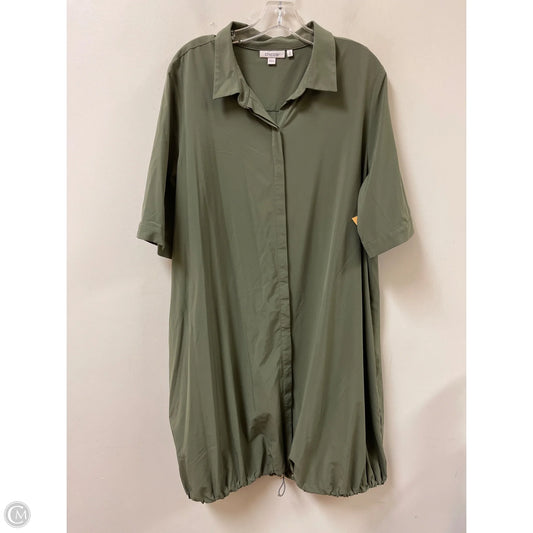 Dress Casual Short By Chicos In Green, Size: Xl