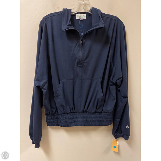 Athletic Jacket By Clothes Mentor In Navy, Size: M