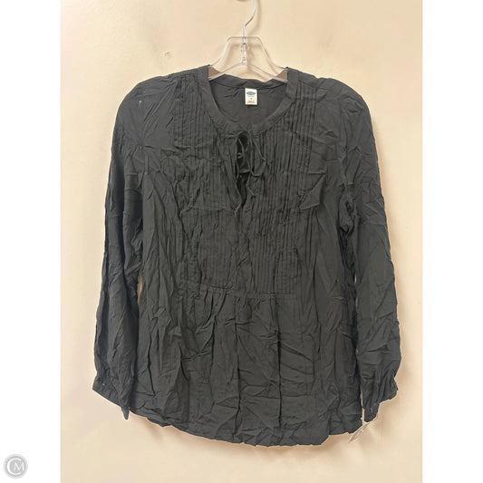 Top Long Sleeve By Old Navy In Black, Size: M