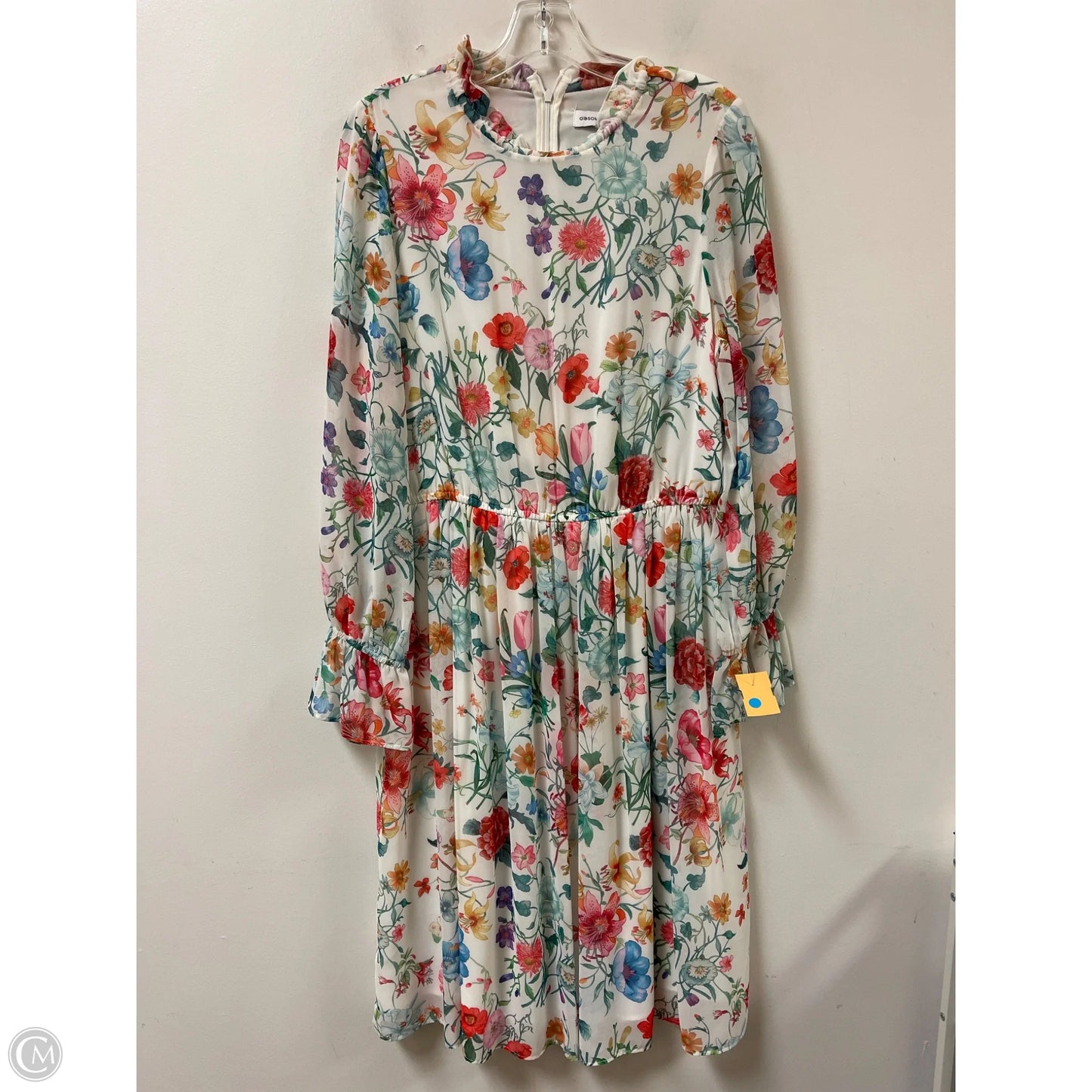 Dress Casual Midi By Gibson And Latimer In Floral Print, Size: M