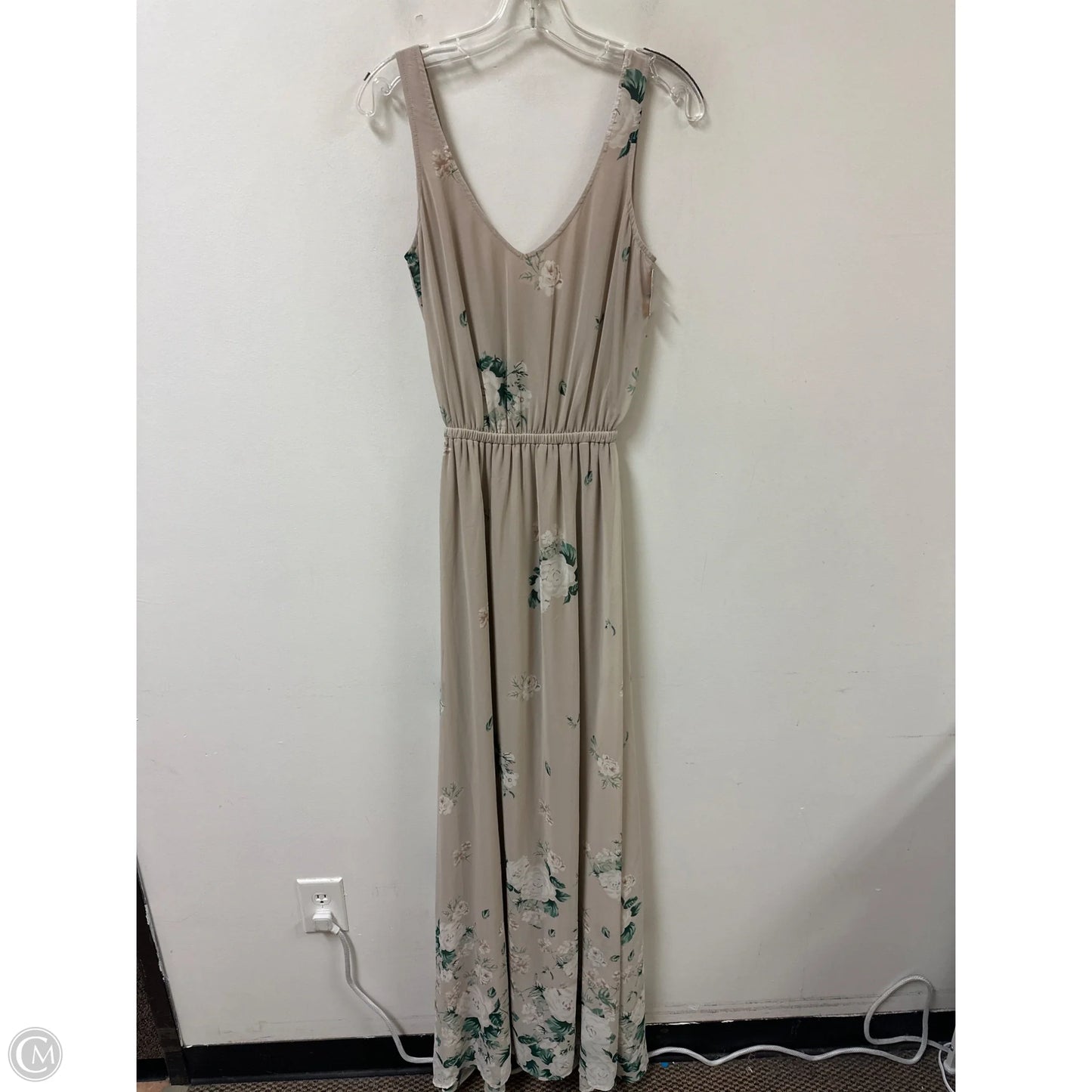 Dress Casual Maxi By Mumu In Cream, Size: Xs