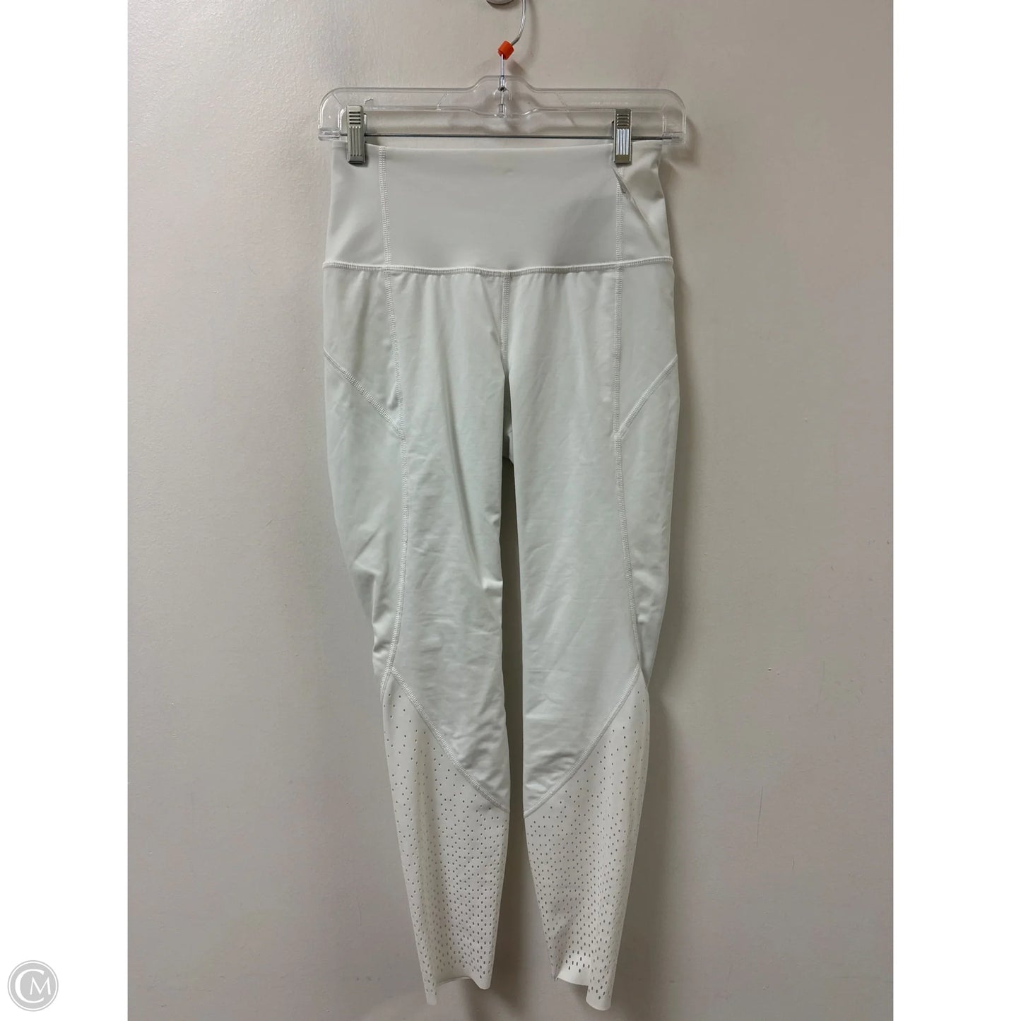 Athletic Leggings By Lululemon In White, Size: S
