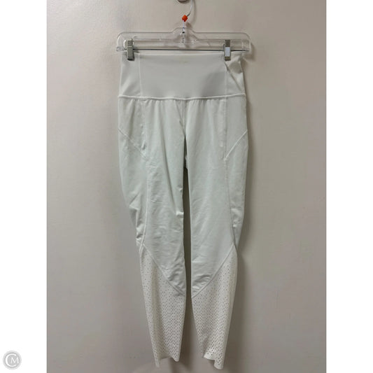 Athletic Leggings By Lululemon In White, Size: S