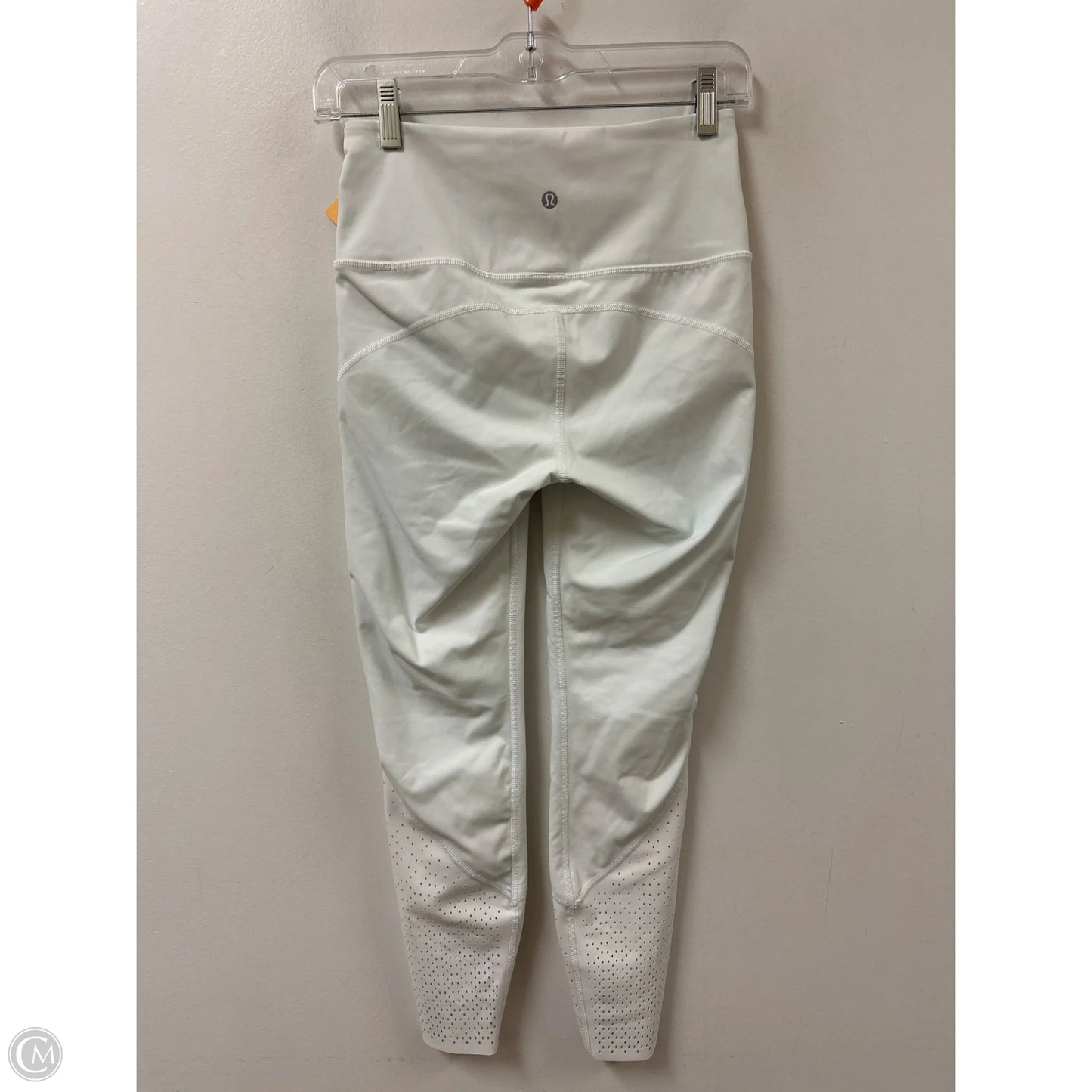 Athletic Leggings By Lululemon In White, Size: S