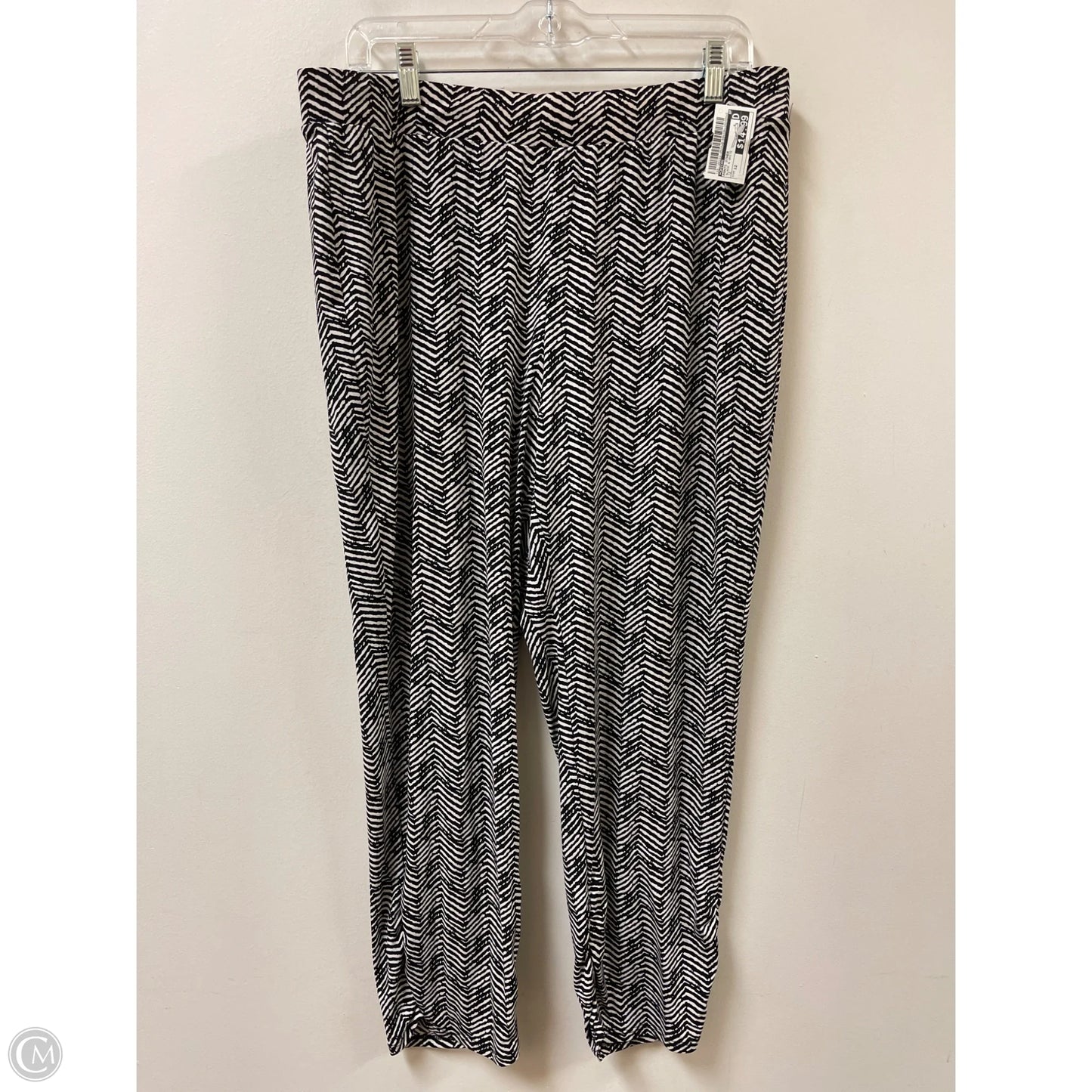 Pants Other By Chicos In Black & White, Size: 12