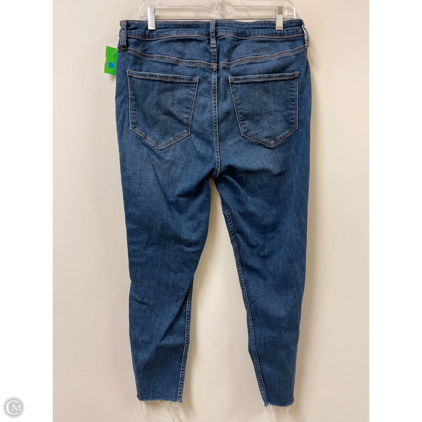 Jeans Skinny By Old Navy In Blue Denim, Size: 14