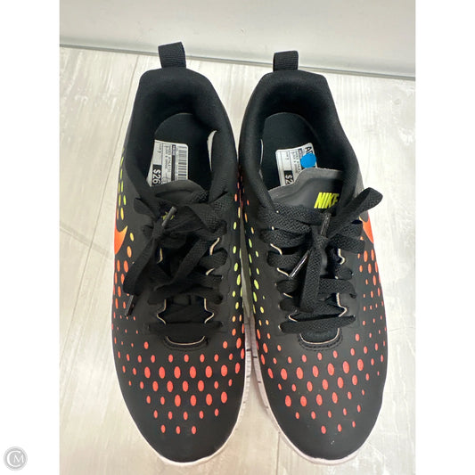 Shoes Athletic By Nike In Black & Orange, Size: 7