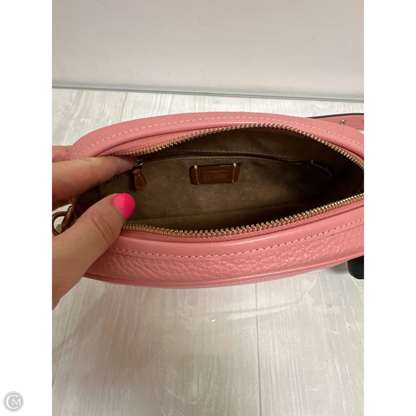 Crossbody Designer By Coach, Size: Medium
