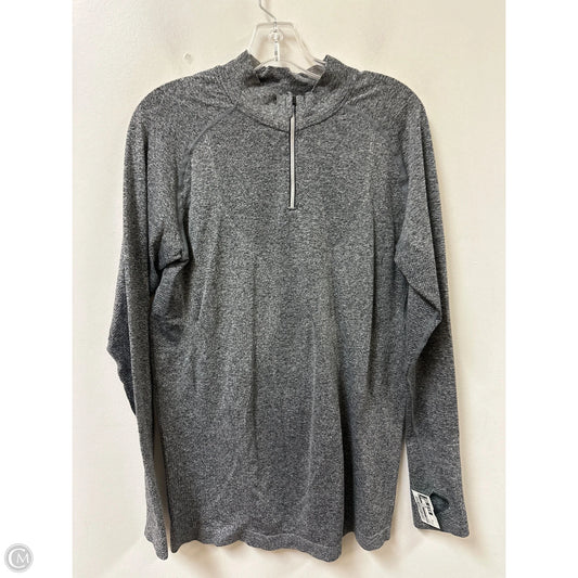 Athletic Jacket By Zyia In Grey, Size: Xl
