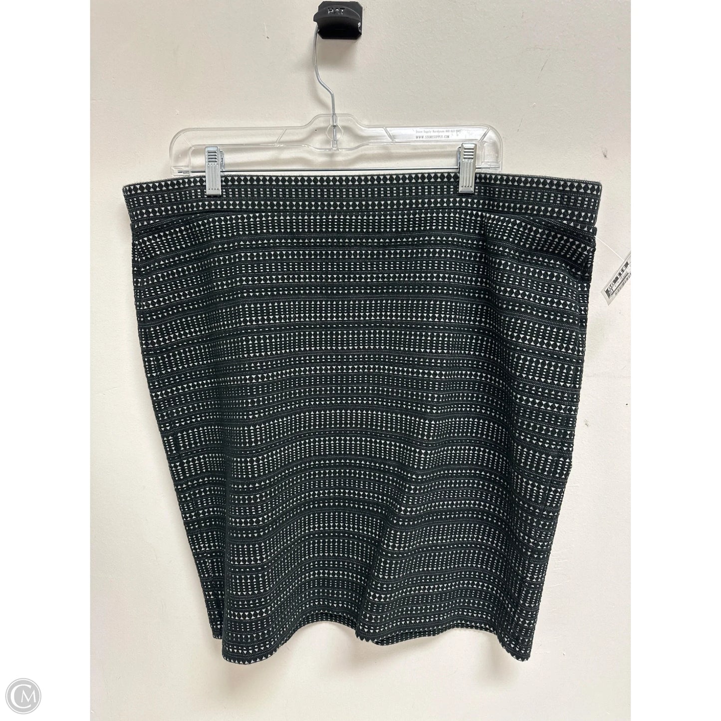 Skirt Mini & Short By Loft In Black & White, Size: 16