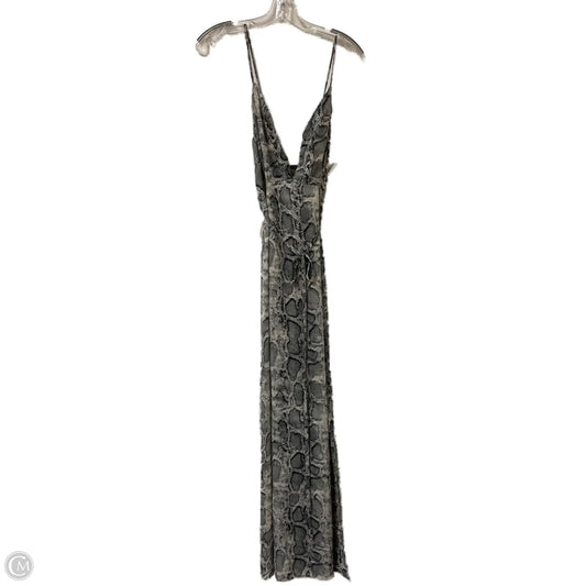 Dress Casual Maxi By Lulumari In Snakeskin Print, Size: L