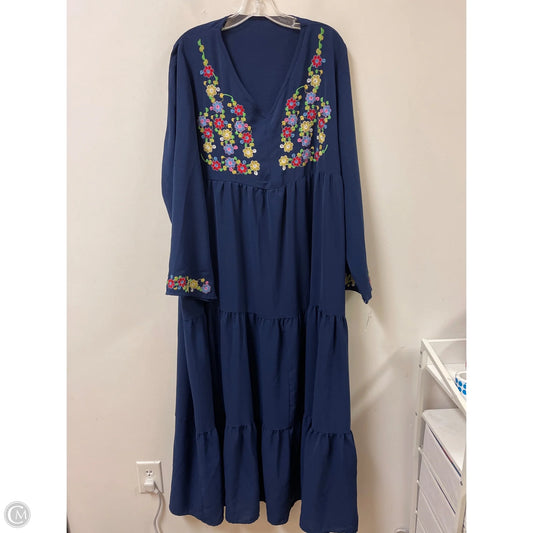 Dress Casual Maxi By Shein In Blue, Size: 4x