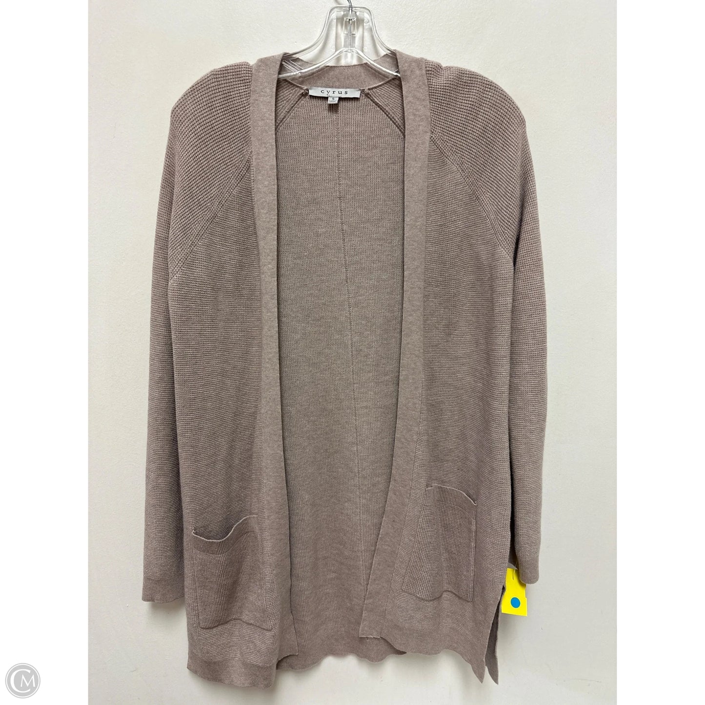 Sweater Cardigan By Clothes Mentor In Cream, Size: S