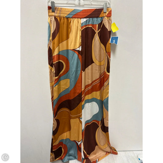 Pants Wide Leg By Rachel Zoe In Brown & Yellow, Size: 4
