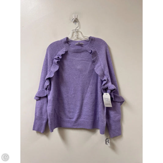 Sweater By Time And Tru In Purple, Size: 1x