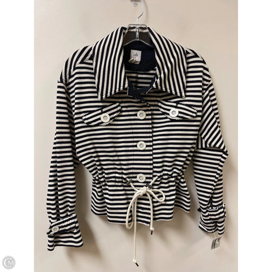 Jacket Other By Cabi In Blue & White, Size: Xs