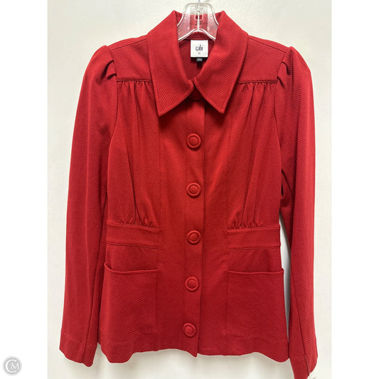 Jacket Other By Cabi In Red, Size: Xs