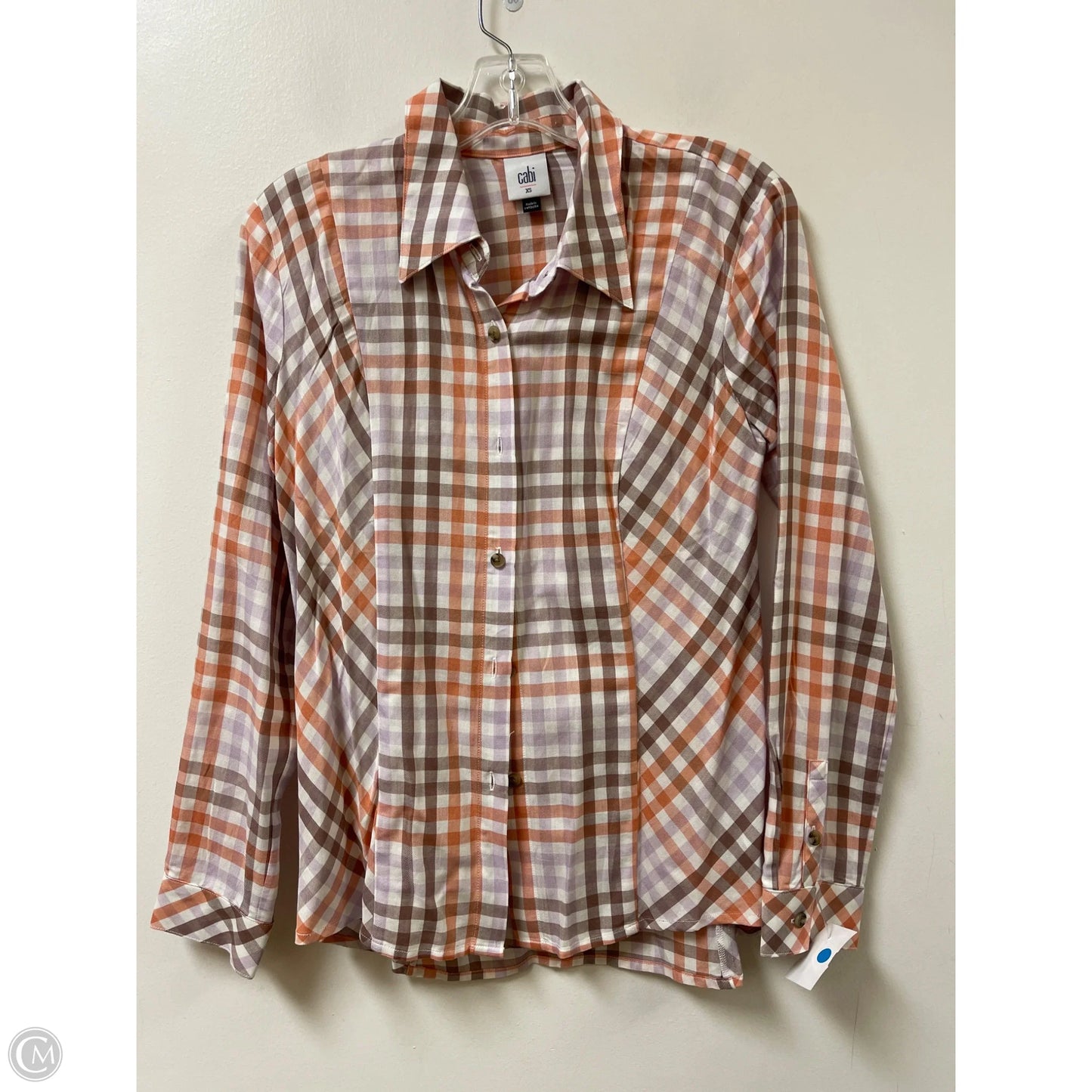 Top Long Sleeve By Cabi In Multi-colored, Size: Xs