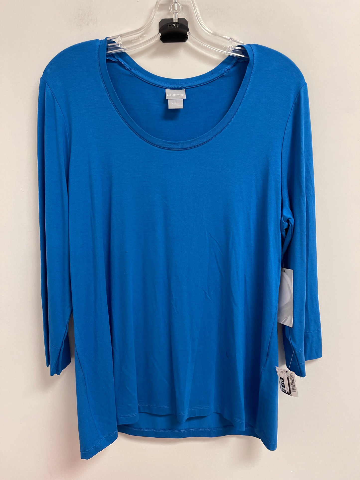 Top Long Sleeve By Chicos In Blue, Size: L