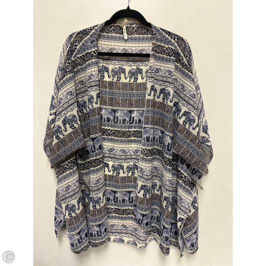 Kimono By Live 4 Truth In Blue & Cream, Size: 2x