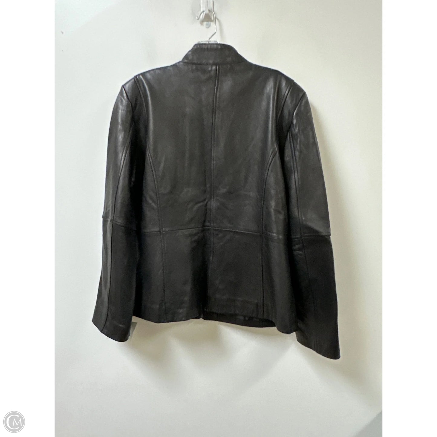 Jacket Leather By Nautica In Black, Size: Xl