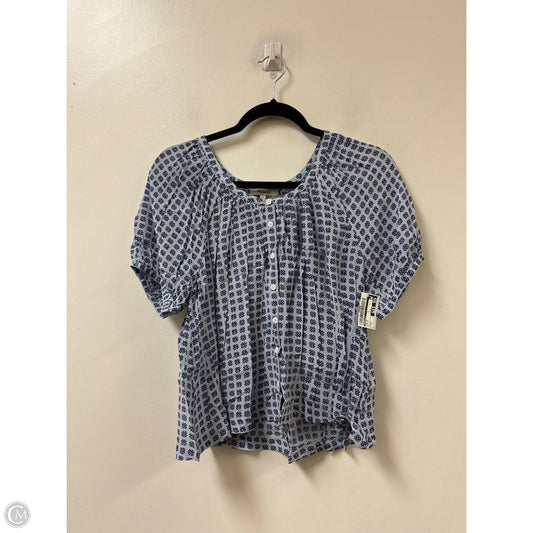 Top Short Sleeve By Madewell In Purple, Size: M