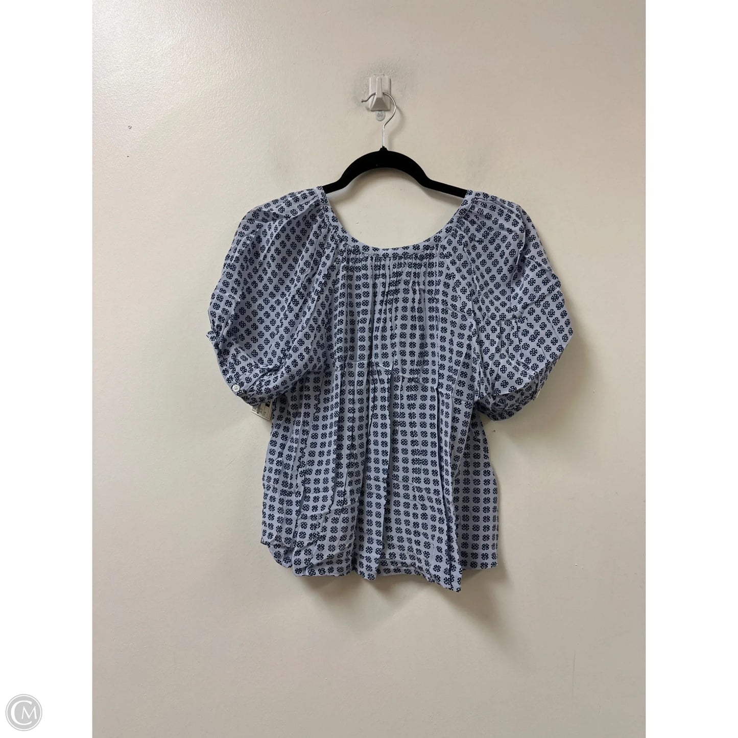 Top Short Sleeve By Madewell In Purple, Size: M