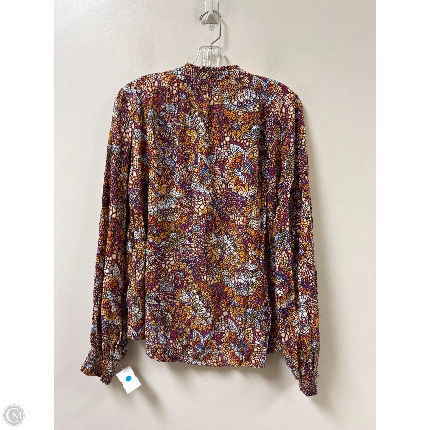 Top Long Sleeve By Maeve In Multi-colored, Size: M